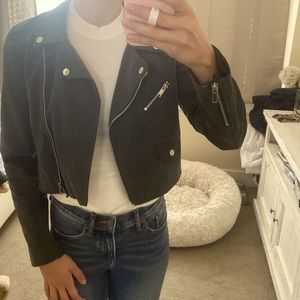 UO dark green suede jacket